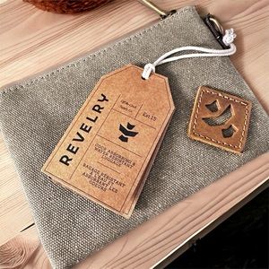 Revelry The Mini Broker Smell Proof Zippered Small Olive Stash Bag